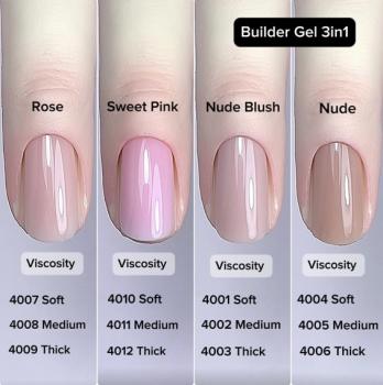 Builder Gel Sweet Pink Medium Viscosity Karl Diamant 50 ml